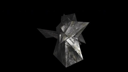 Fototapete - metal Fractal noise. Computer generated