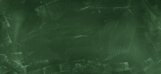 Wall Mural - green chalkboard background