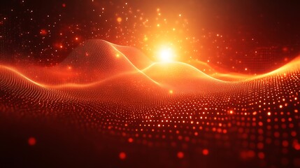 Poster - Radiant Data Landscape, An Abstract Representation of Digital Innovation