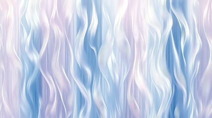 Poster - Ethereal Waves of Blue and Lavender Abstract Background Texture Design