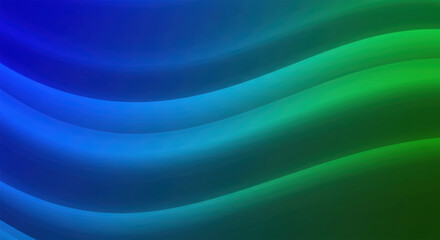 Poster - Abstract background in blue and green colors