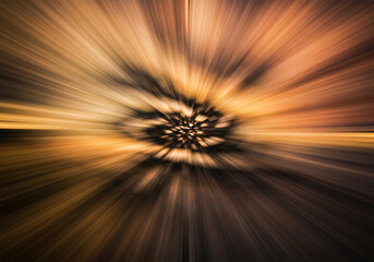 Poster - abstract zoom blur effect for background