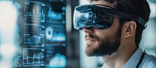 Poster - Medical Professional Using Virtual Reality for Data Analysis and Diagnosis