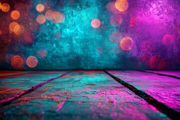 Poster - The image features a stunning display of iridescent light set against a black backdrop, accompanied by a prism effect, bokeh lens flare, and refraction of sunlight, all combining to create a