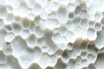 Poster - abstract white background with a hexagonal pattern for a technology concept vector presentation desi