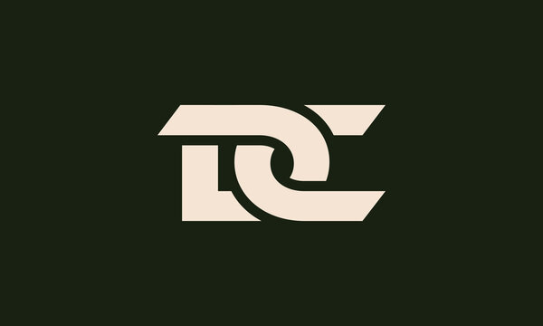 DC monogram logo design