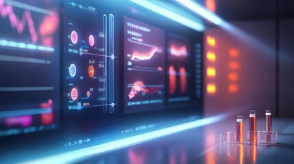 Poster - Advanced Biotechnology Research: Data Analysis and Sample Testing in Laboratory