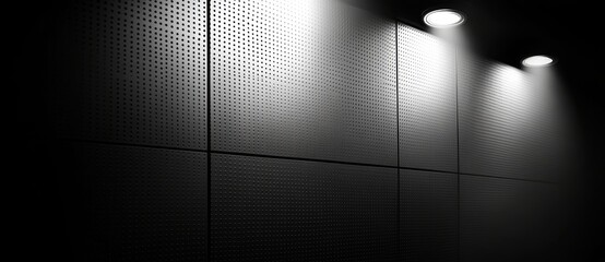 Poster - Background of pixel disintegration. Decay effect with a dispersed dotted pattern. The concept of disintegration featuring a mosaic texture of simple square particles. Modern illustration on a black