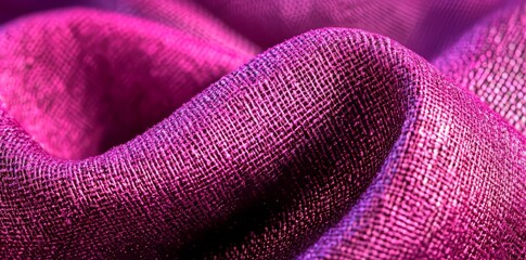 Fototapete - A girly colorful background texture or wallpaper is created through this seamless hot pink trendy small shiny sparkly glitter barbiecore aesthetic fashion backdrop, featuring a shiny bold feminine