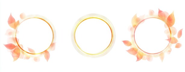 Poster - An abstract ring serves as the backdrop for a modern, swirling design that incorporates glowing trails, fire circles, and spiral frames with sparkling energy