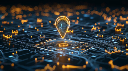 Poster - Franchise concept. Expansion Strategy Visualization and Franchise Business Growth, a futuristic 3D-rendered infographic showing a glowing digital roadmap of franchise locations expanding globally