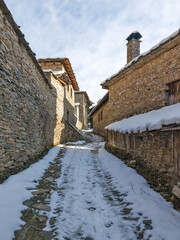 Wall Mural - Winter view of Village of Kovachevitsa, Bulgaria