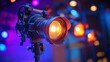 © @_ greta - Stage Lighting Equipment with Glowing Spotlights and Vibrant Colors