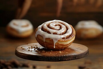 Sticker - Irresistible Glazed Cinnamon Roll