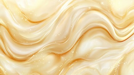 Aufkleber - Fluid abstract patterns digital art soft textures elegant background high-quality visuals contemporary style