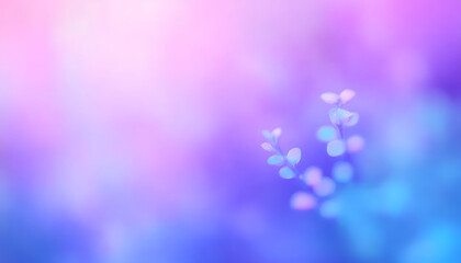 Poster - Soft blue and purple gradient blur background