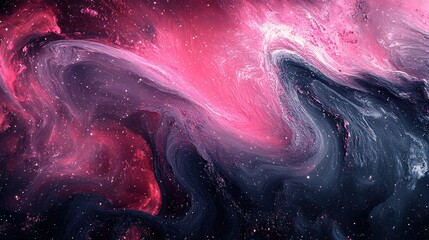 Poster - Exploring cosmic beauty spectacular space image digital art abstract galaxy vibrant colors