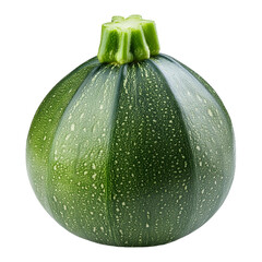 Wall Mural - zucchini isolated on white background full depth of field