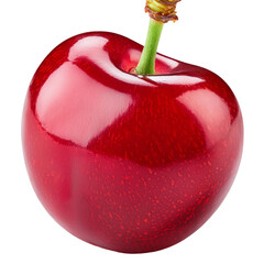 Wall Mural - cherry isolated on white background full depth of field