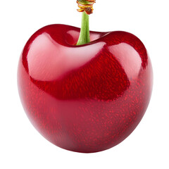 Wall Mural - cherry isolated on white background full depth of field