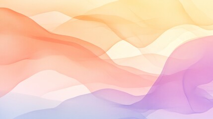Poster - Abstract Gradient Wave Background with Soft Colors and Dynamic Flow