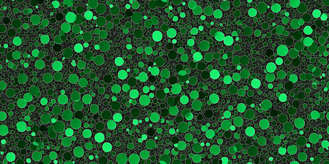 Aufkleber - Green polka dot pattern forming an abstract background design