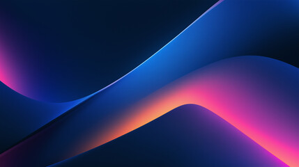 Poster - Abstract background with flowing gradient colors and dynamic shapes