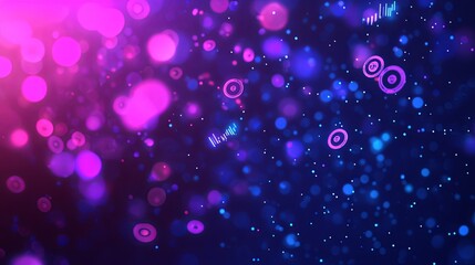 Glowing digital symbols in abstract form, representing the essence of modern coding and technology.