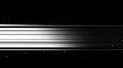 Poster - Striking Abstract Dark Background with Horizontal Lines and White Specks