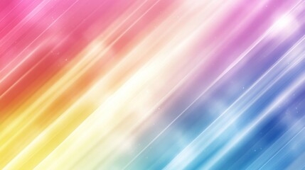 Poster - Abstract Colorful Gradient Background with Diagonal Lines and Soft Light
