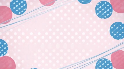 Poster - Pastel Polka Dot Party: A playful background for youthful designs and events