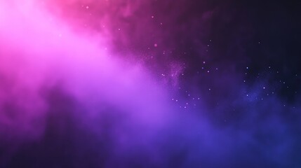Poster - Abstract Background with Colorful Smoke Effect and Shining Particles