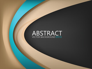 Poster - Vector background with spaces for text design