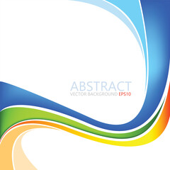 Poster - Vector background with spaces for text design