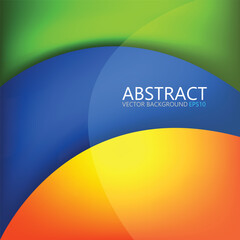 Poster - Vector background with spaces for text design