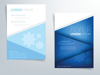 Poster - Vector background header flyer design for brochure