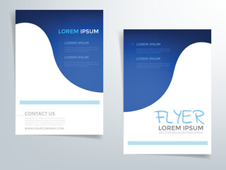 Poster - Vector background header flyer design for brochure