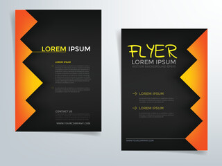 Poster - Vector background header flyer design for brochure