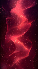 Poster - Abstract Glowing Red And Pink Design