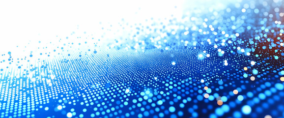 Poster - Abstract Blue Dot Pattern Background