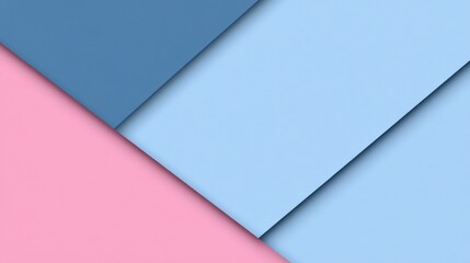 Poster - Pastel Geometric Layers: A Soft and Modern Abstract Background Design
