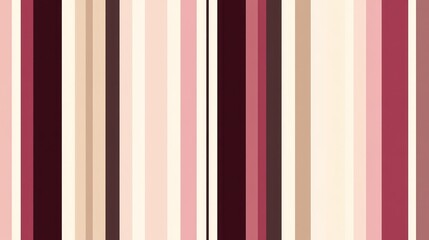 Poster - Elegant and Modern Striped Pattern in Earth Tones for Background Design