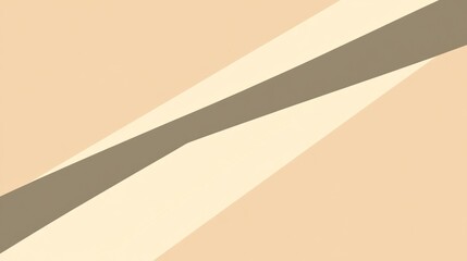 Poster - Elegant Minimalist Background with Geometric Beige and Gray Lines