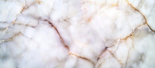 Poster - Elegant White Marble Background with Subtle Veins and Natural Patterns for Luxurious Design and Textures