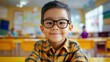 © saefurridhoalghoza - Portrait of a Happy Boy in Classroom