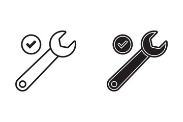 Fototapete - Set easy to disassemble icon vector element design template web
