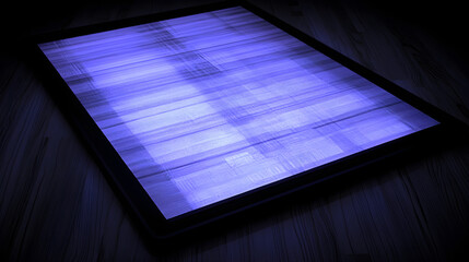 Aufkleber - Innovative light display technology studio setting digital art dark environment abstract view modern concept
