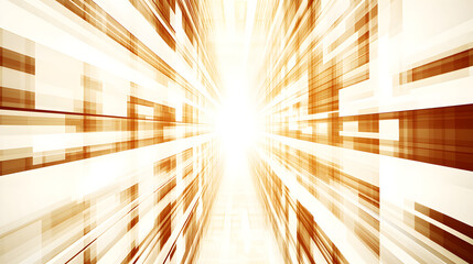 Poster - Dynamic light burst digital space abstract art modern design wide angle illumination concept