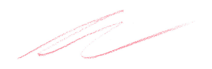 Wall Mural - pink pencil strokes isolated on transparent background