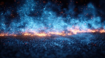 Wall Mural - fire in the sky